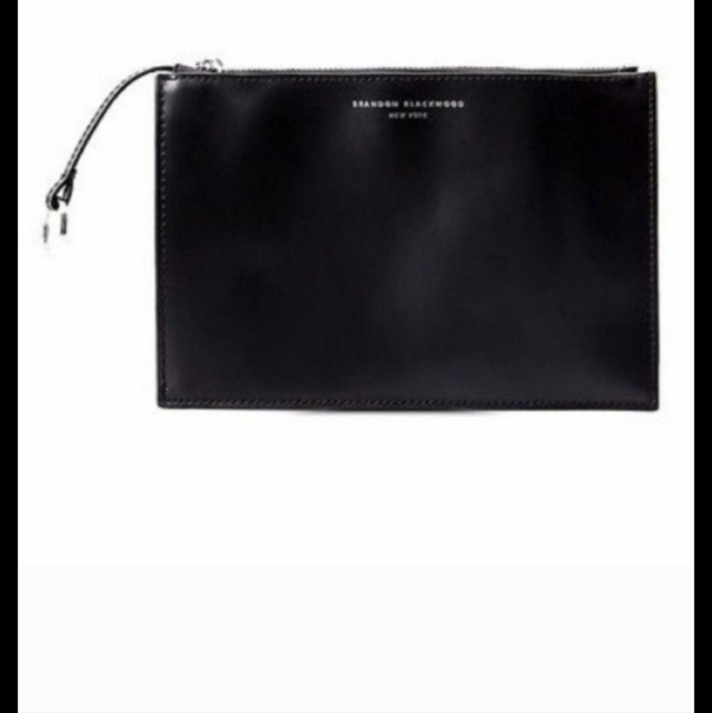 🆕 BRANDON BLACKWELL Black Clutch New